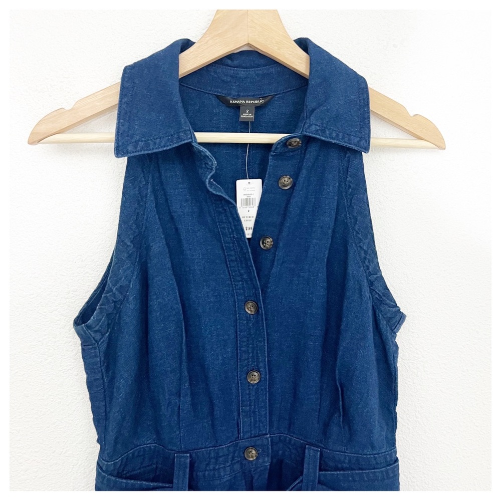 Banana Republic l Denim Camp Romper - Picture 4 of 12